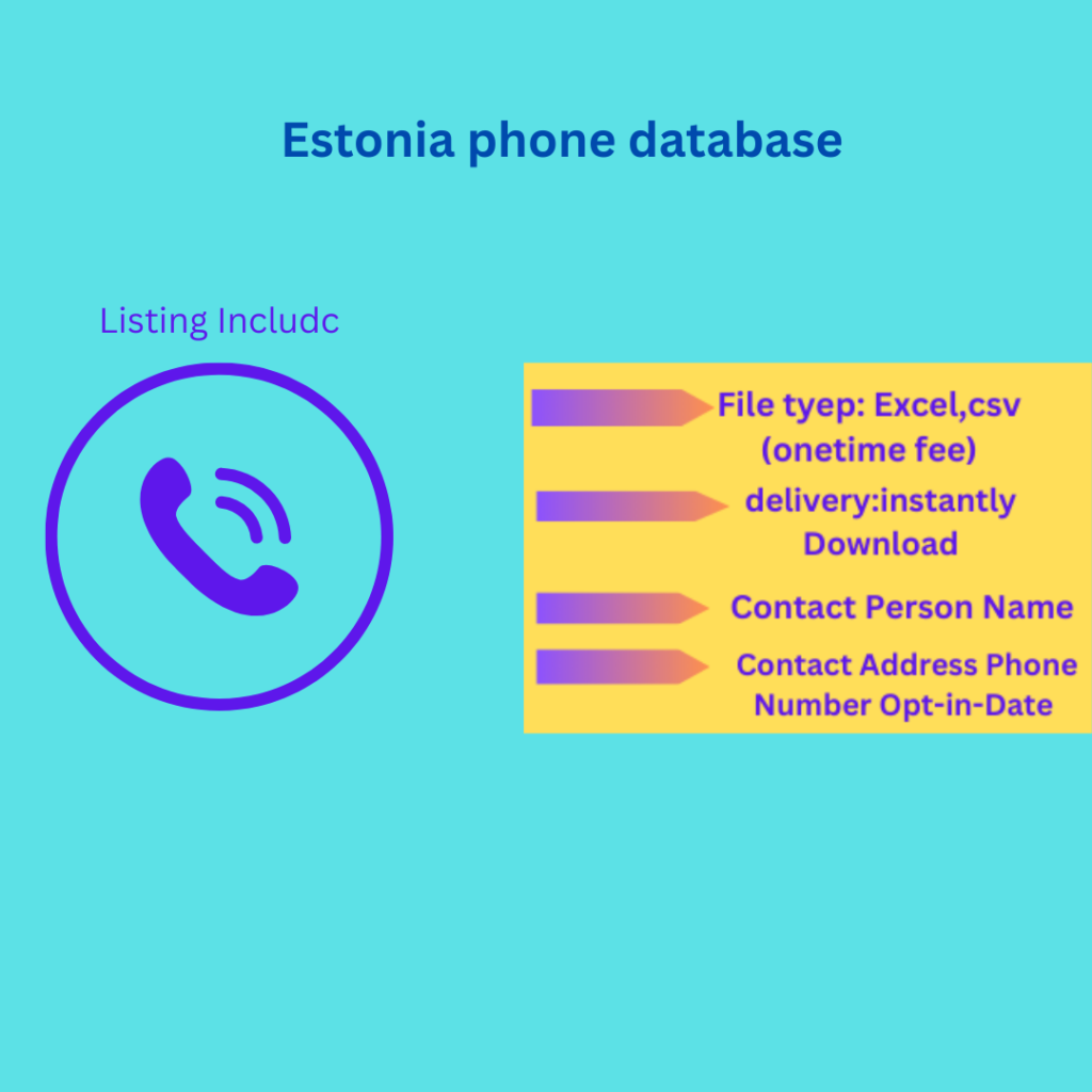 Estonia phone database