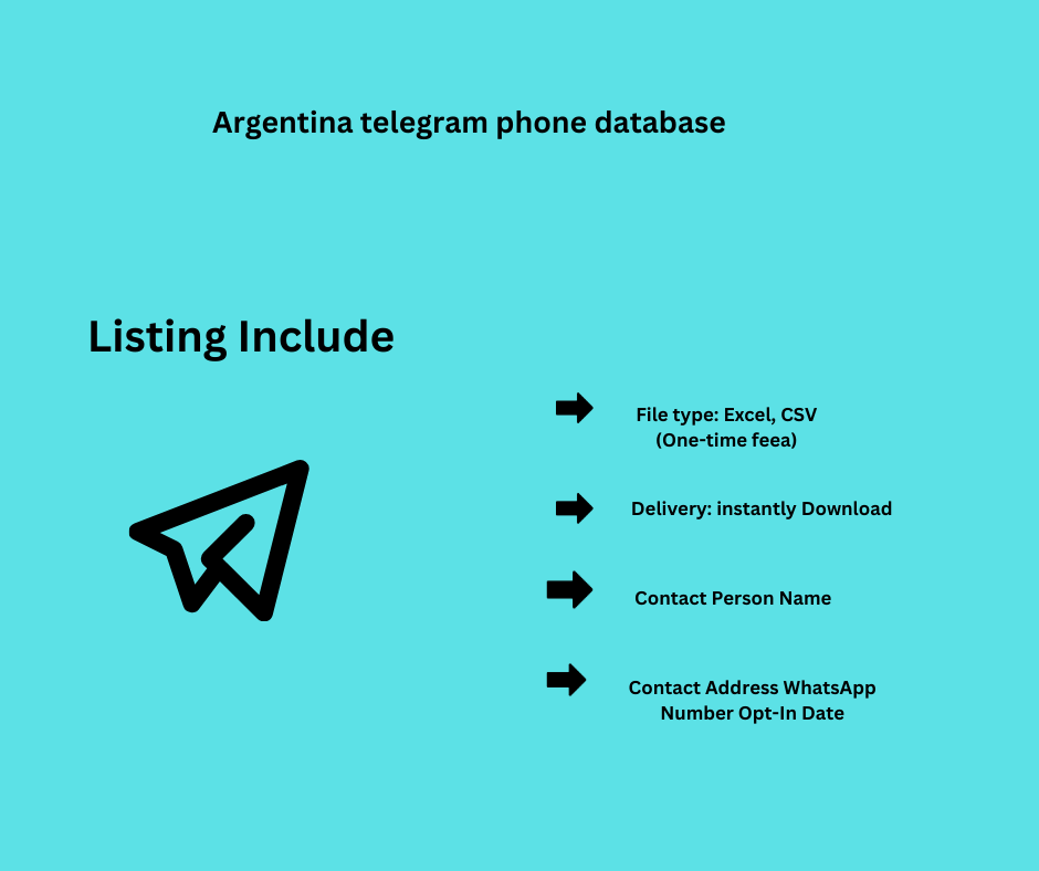 Argentina telegram phone database
