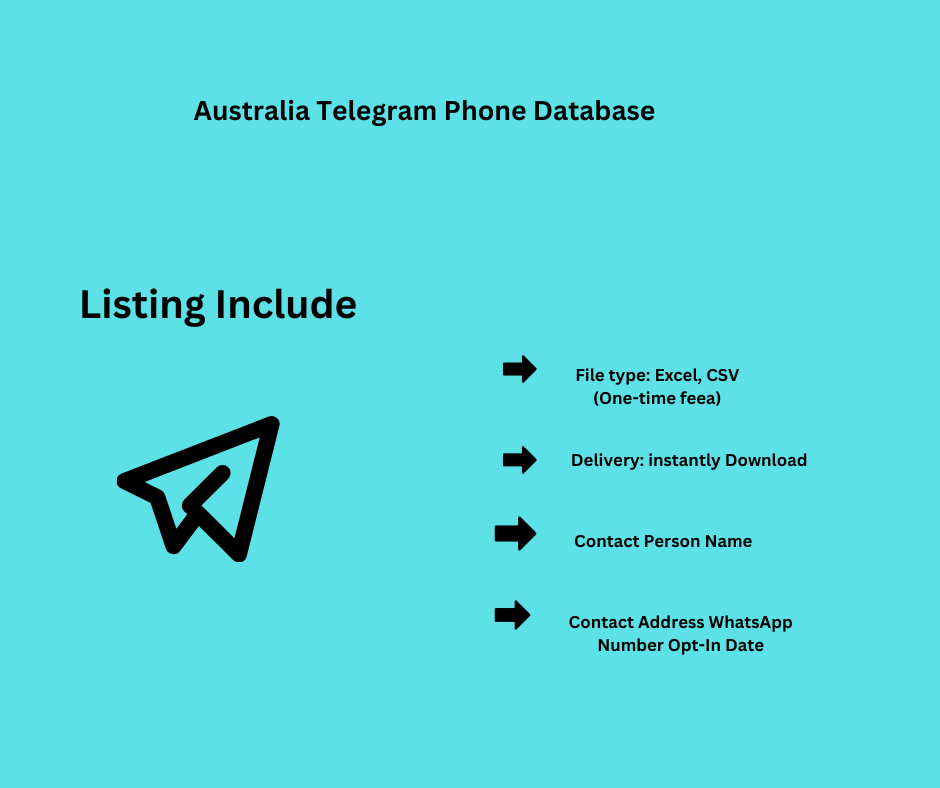 Australia Telegram Phone Database